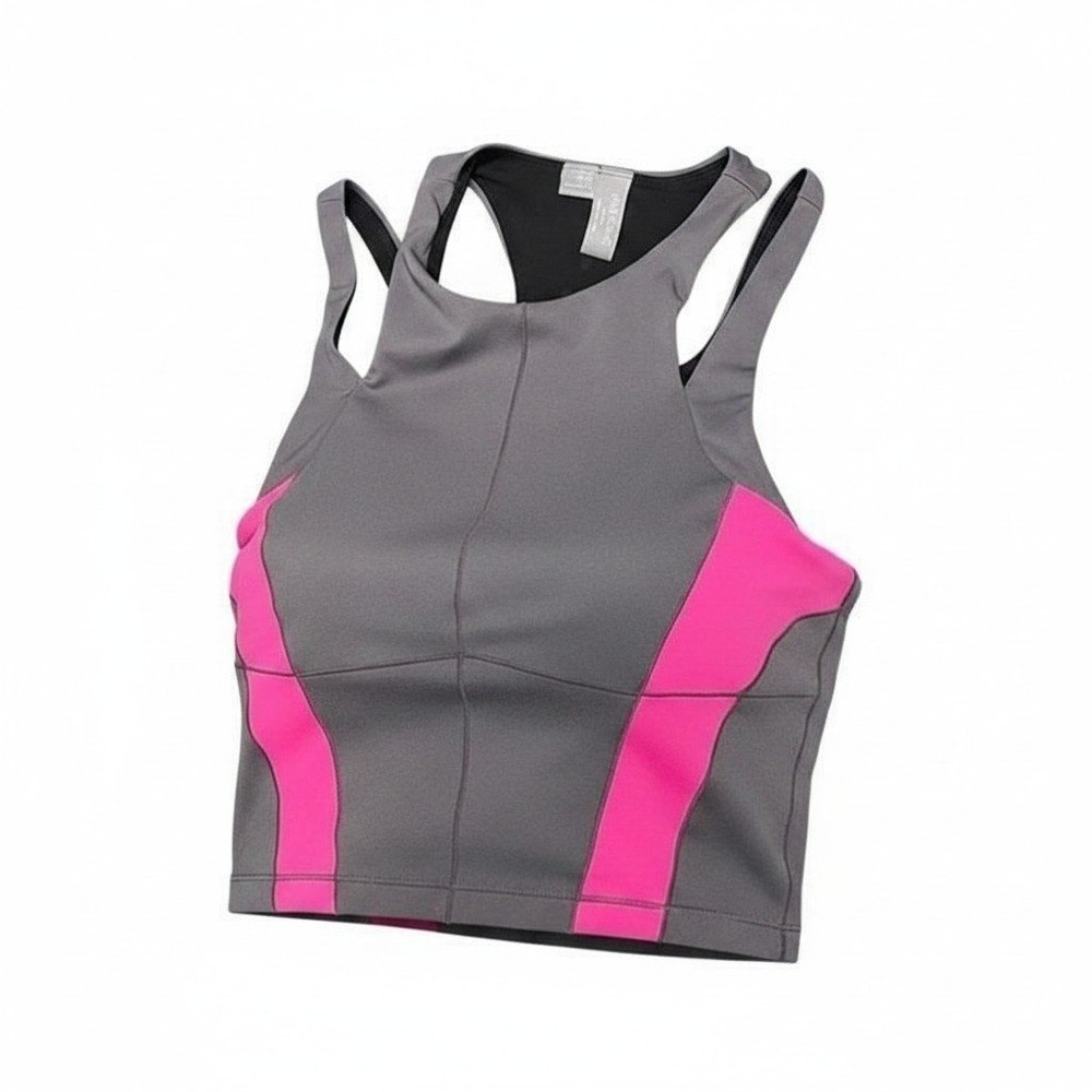 Sweaty Betty Colorblock Crop Top Pilatescore Athleisure Tank Y2K  Gymcore Sz 8